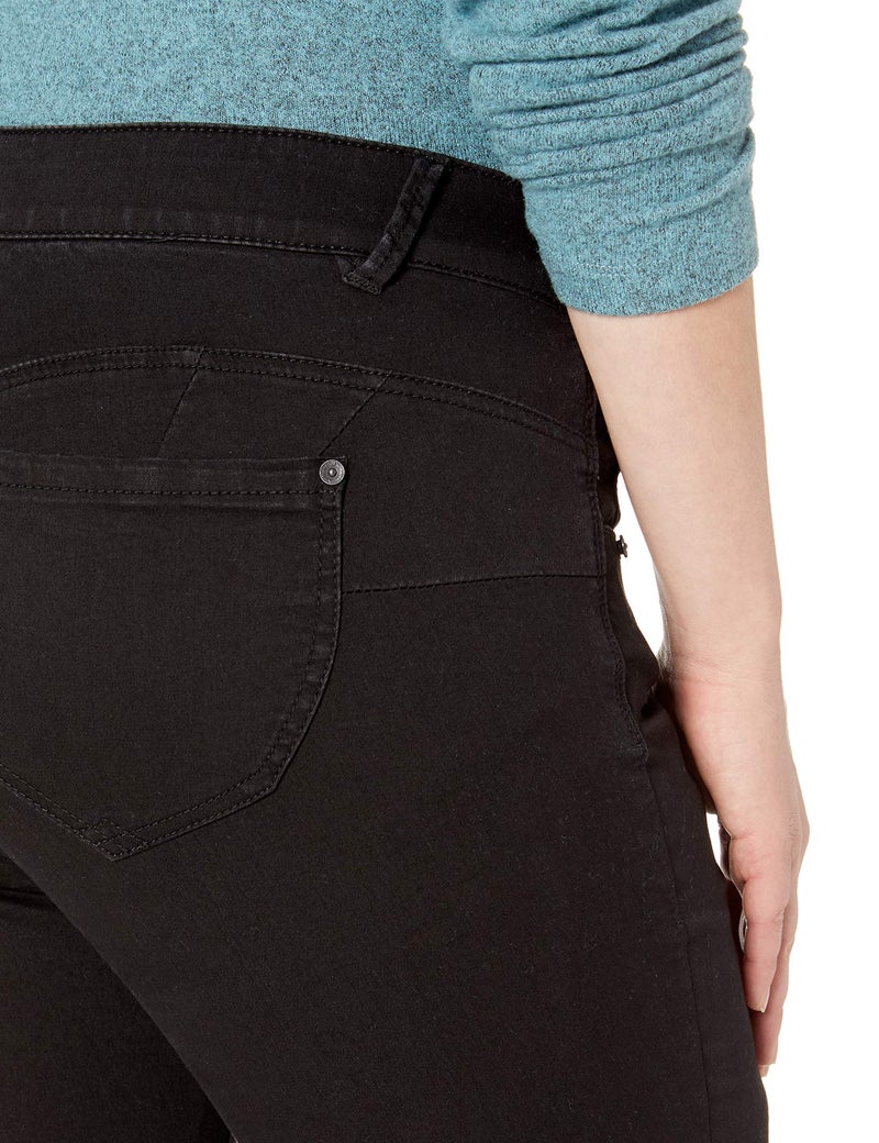 Democracy womens Plus Size Ab Solution Jegging Jeans, Black, 18 US - Image 4
